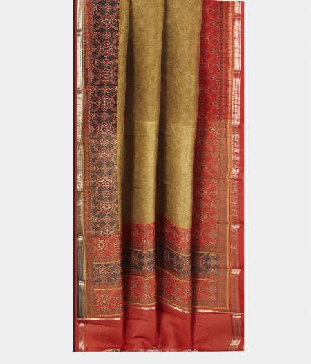 Green Kora Organza Printed Saree T2280752