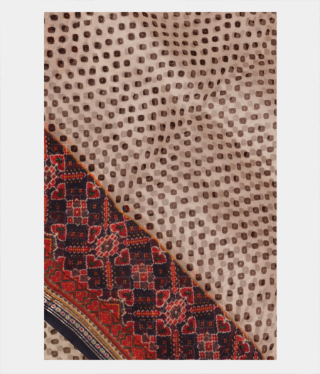 Off White Kora Organza Printed Saree T228071-image
