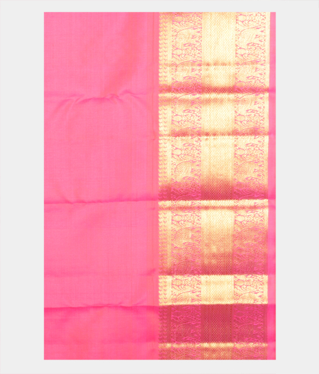 Yellow Handwoven Kanjivaram Silk Kids Pavadai T2288192
