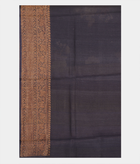 Blue Tussar Printed Saree T2286253