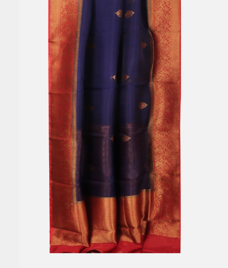 Purple Banaras Organza Saree T2266042