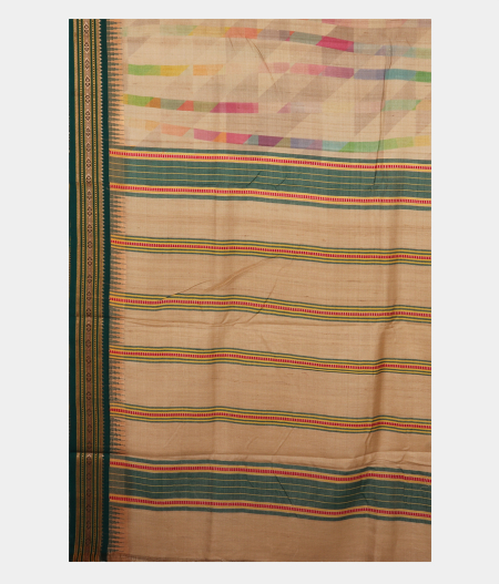 Beige Vidarbha Tussar Saree T2273494
