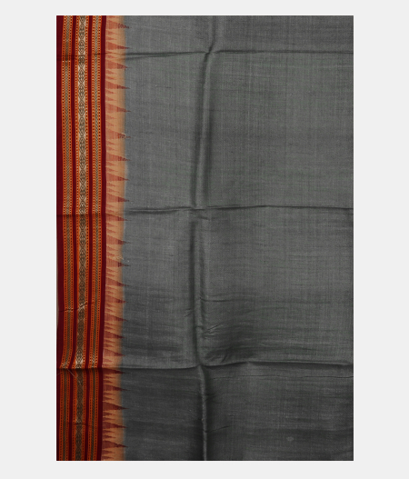 Grey Vidarbha Tussar Saree T2273483
