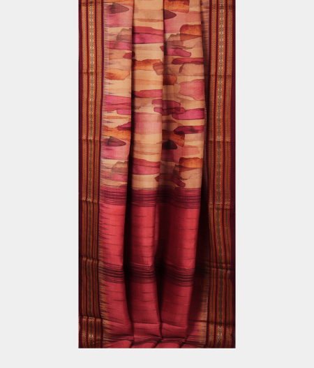 Beige Vidarbha Tussar Saree T2273632