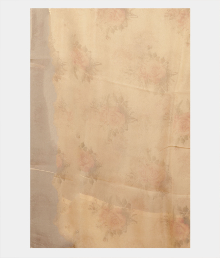 Peach Kora Organza Embroidery Saree T2263203