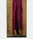 Burgundy Banaras Organza Saree T1843162