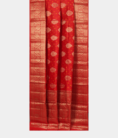 Red Chaniya Silk Saree T2199752