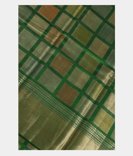 Green Chaniya Silk Saree T187082-image