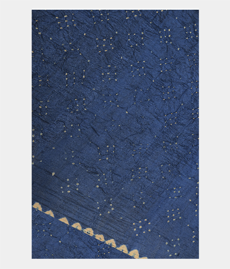 Blue Bandhani Tussar Saree T229321-image