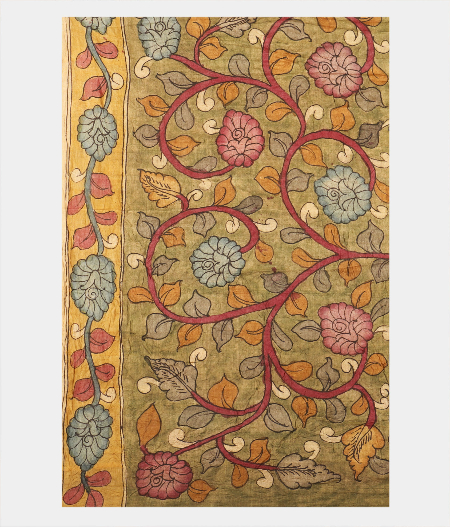  Bluish Grey Bandhani  Tussar Saree T2293163