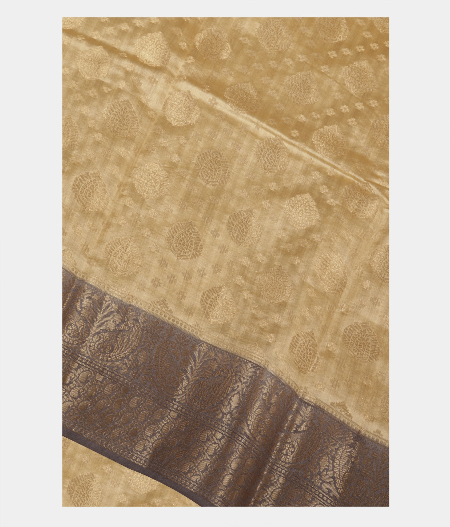 Beige Chaniya Silk Saree T211016-image