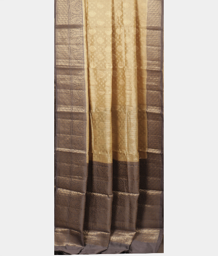 Beige Chaniya Silk Saree T2110162