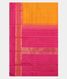 Yellow Handwoven Kanjivaram Silk Saree T2271704