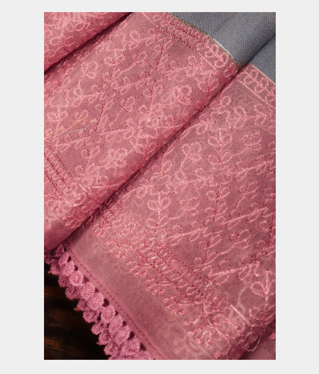 Blue Kora Organza Printed Saree T2294453