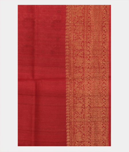 Light Beige Tussar Printrd Saree T2286483