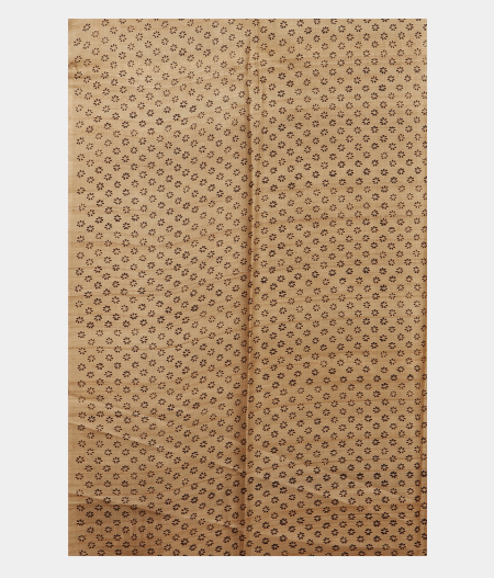 Grey Tussar Kantha Work Saree T2243023