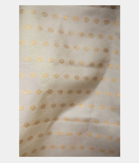 Cream Handwoven Kanjivaram Silk Saree T2300954