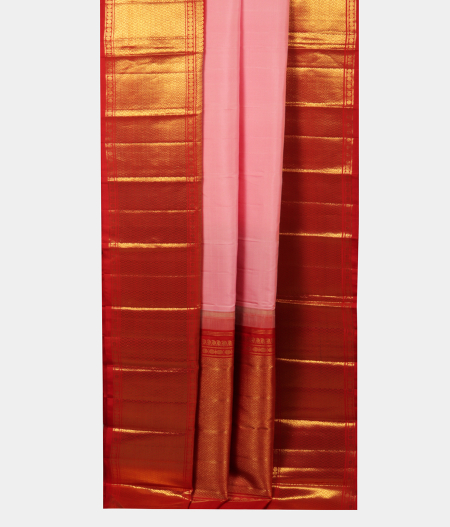Candy Pink Handwoven Kanjivaram Silk Saree T2242442