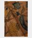 Walnut Brown Tussar Handpainted Kalamkari Saree T2268503