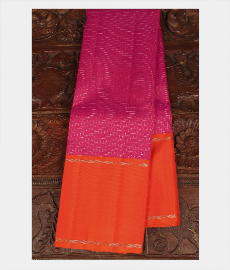 Magenta  Handwoven Kanjivaram Silk Saree T229879-image