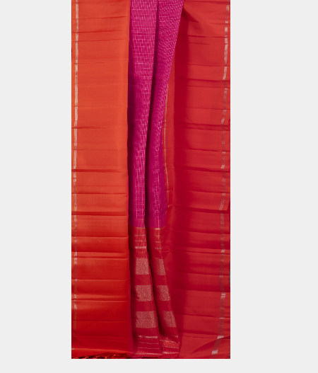 Magenta  Handwoven Kanjivaram Silk Saree T2298792