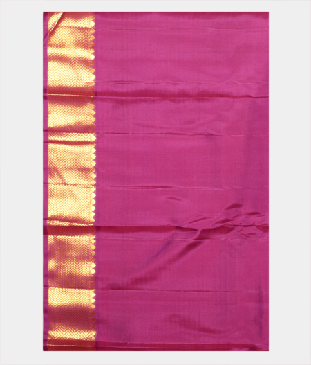 Greenish Blue Handwoven Kanjivaram Silk Saree T2253363