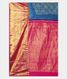 Blue Bandhani Kanjivaram Saree T1836794