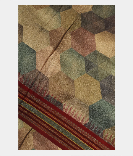 Beige Vidarbha Tussar Saree T227346-image