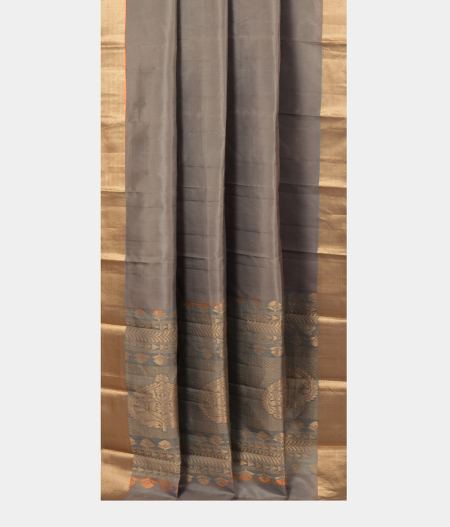 Grey Soft Silk Saree T2320802