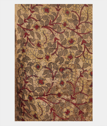 Black Bandhani Tussar Saree T2114223