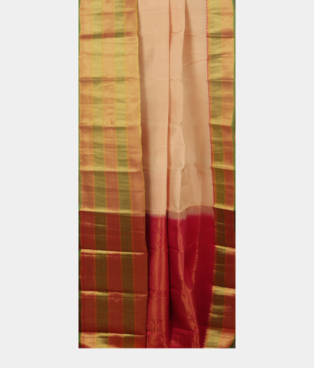 Beige Soft Silk Saree T2115292