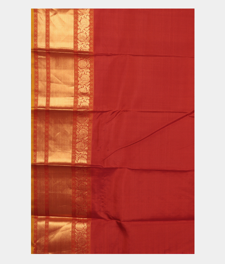 Rust Soft Silk Saree T1840433