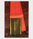 Orange Handwoven Kanjivaram Silk Pavadai T2316501
