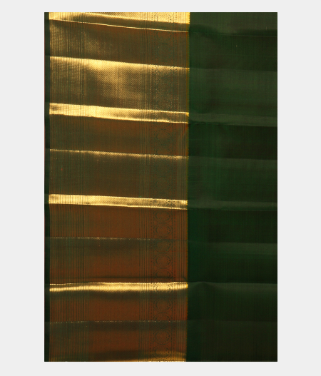 Orange Handwoven Kanjivaram Silk Pavadai T2316502