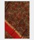 Brown  Handpainted Kalamkari Soft Silk Saree T2271591