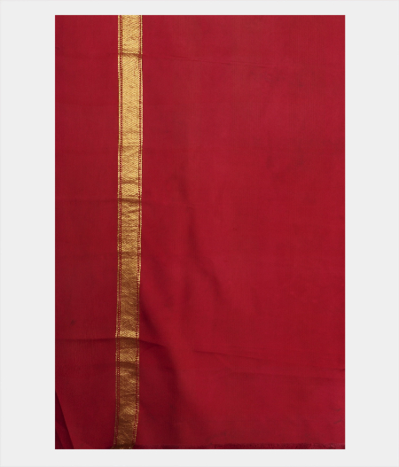 Brown  Handpainted Kalamkari Soft Silk Saree T2271593