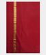 Brown  Handpainted Kalamkari Soft Silk Saree T2271593