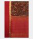 Brown  Handpainted Kalamkari Soft Silk Saree T2271594