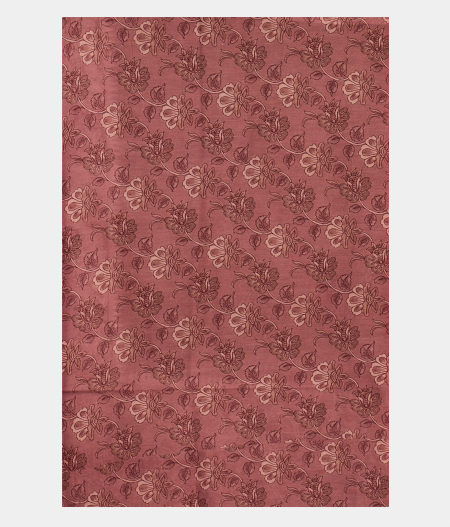 Mauve Pink Kora Organza Printed Saree  T2307903