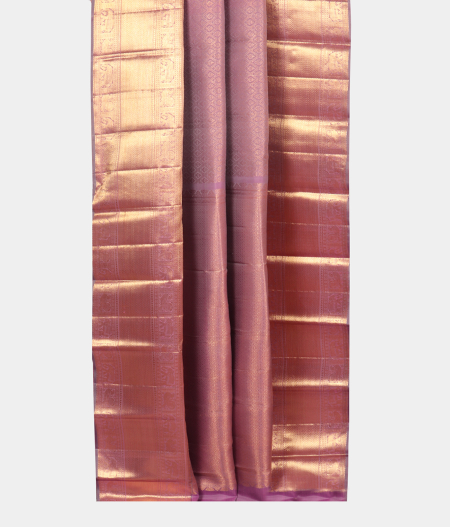 Lavender Handwoven Kanjivaram Silk Saree T2312172
