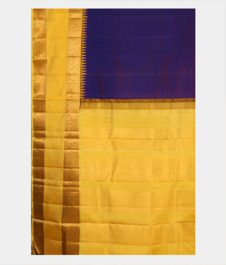 Purple Handwoven Kanjivaram Silk Saree T2301014