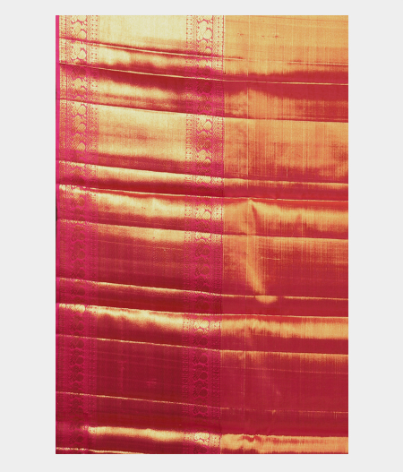 Yellow Handwoven Kanjivaram Silk Pavadai T2316802