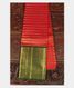 Pinkish Orange Handwoven Kanjivaram Silk Pavadai T2316551