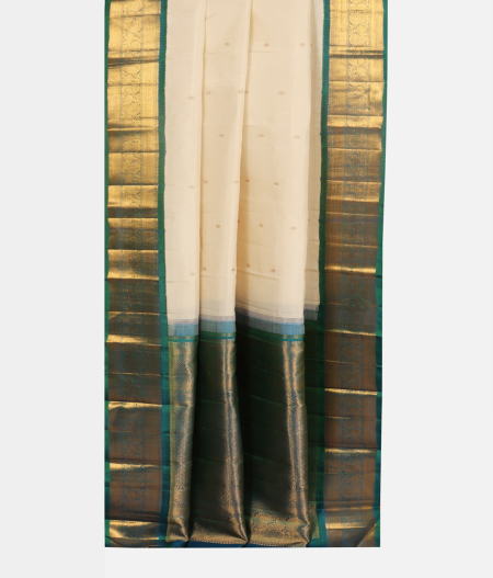 Off White Handwoven Kanjivaram Silk Saree T1929252