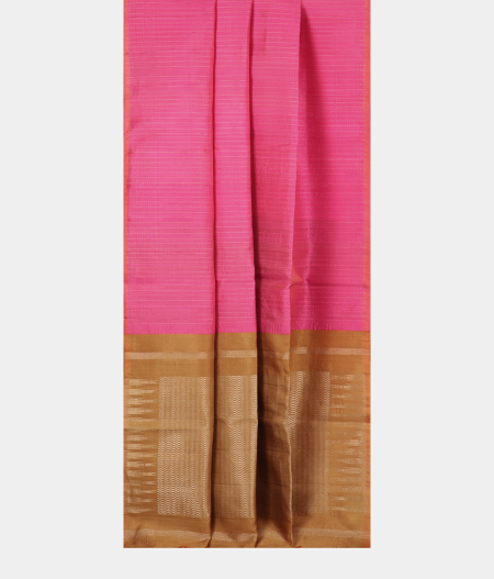 Pink Woven Raw Silk Saree T2313892