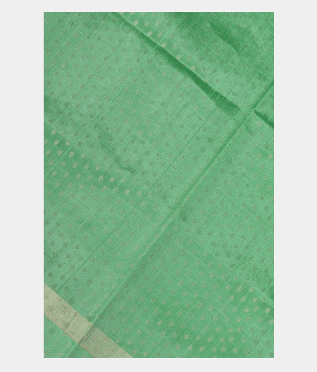Green Woven Raw Silk Saree T231475-image