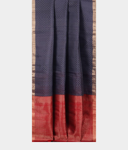 Grey Woven Raw Silk Saree T2314772