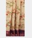 Beige Kanjivaram Silk Dupatta T2288562