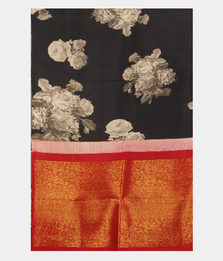 Grey Kanjivaram Silk Dupatta  T2288593