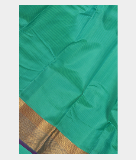 Bluish Green Soft Silk Saree T71306-image